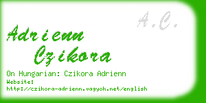 adrienn czikora business card